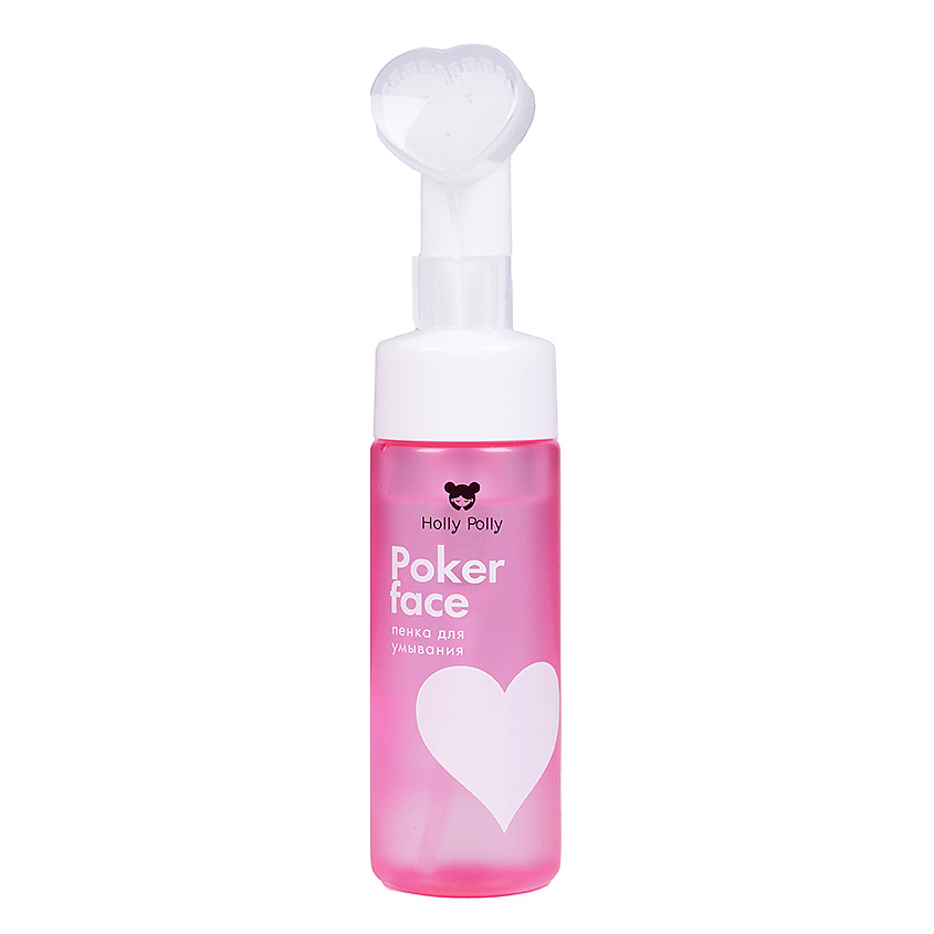 Изображение товара HOLLY POLLY Пенка для умывания, Увлажнение и Сияние Poker Face, 160 мл