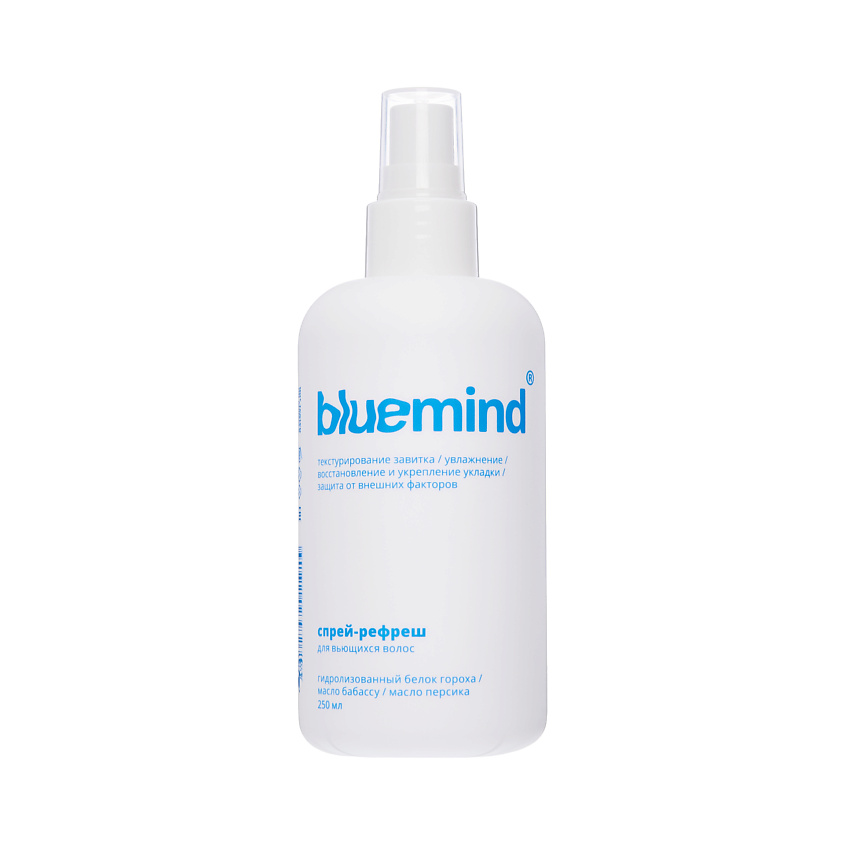 Изображение товара Bluemind спрей рефреш для вьющихся волос средняя фиксация увлажнение текстура