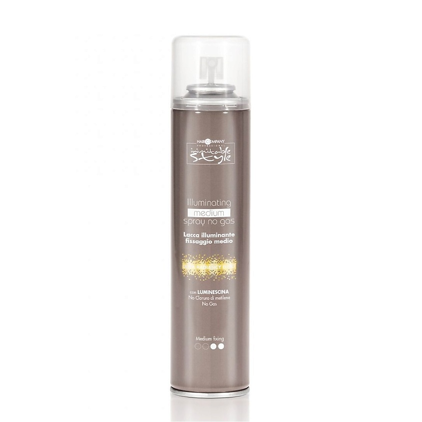 Изображение товара HAIR COMPANY Спрей без газа для волос средней фиксации 300 мл Illuminating Medium Spray No Gas
