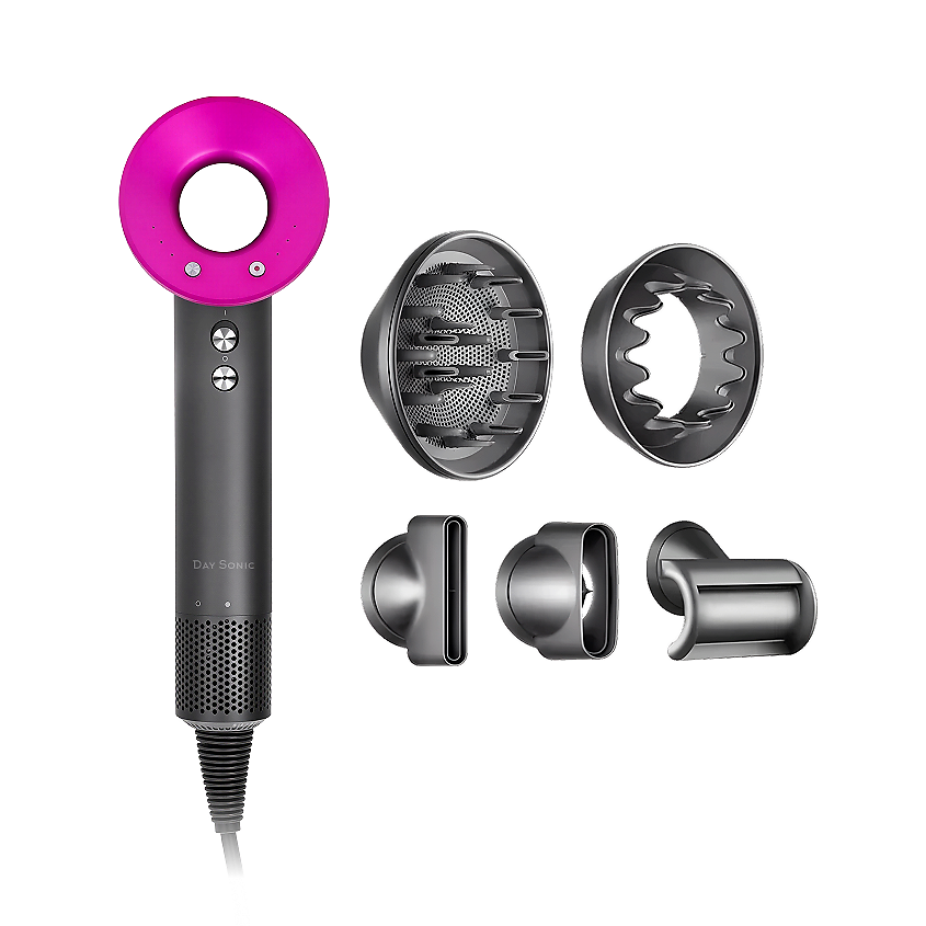 Изображение товара Фен для волос DAY SONIC ICON Air 5в1 профессиональный 1600 Вт, многофункциональный