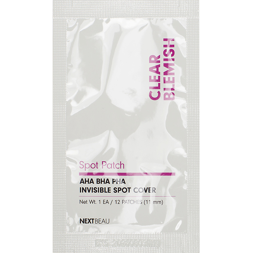 Изображение товара NEXTBEAU Патчи от прыщей на лице, пилинг-формула Clear Blemish, 60 шт.