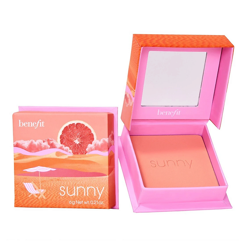 Изображение товара BENEFIT Компактные румяна WANDERful World Silky-Soft Powder Blush, SUNNY