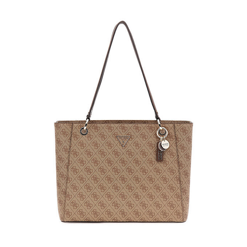 Изображение товара GUESS женская сумка Noelle 4G Logo Shopper светло-коричневая
