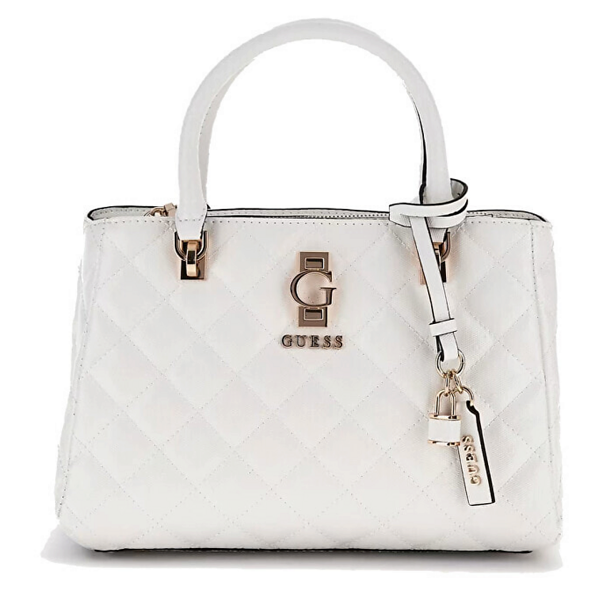 Изображение товара Женская сумка GUESS Bessey Luxury Satchel Белый для деловых и повседневных образов