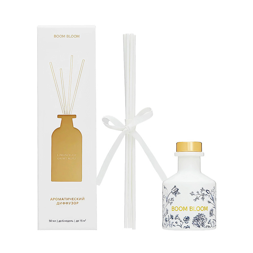 Изображение товара BOOM BLOOM Ароматический диффузор для дома Limoncello On My Mind, 50 мл