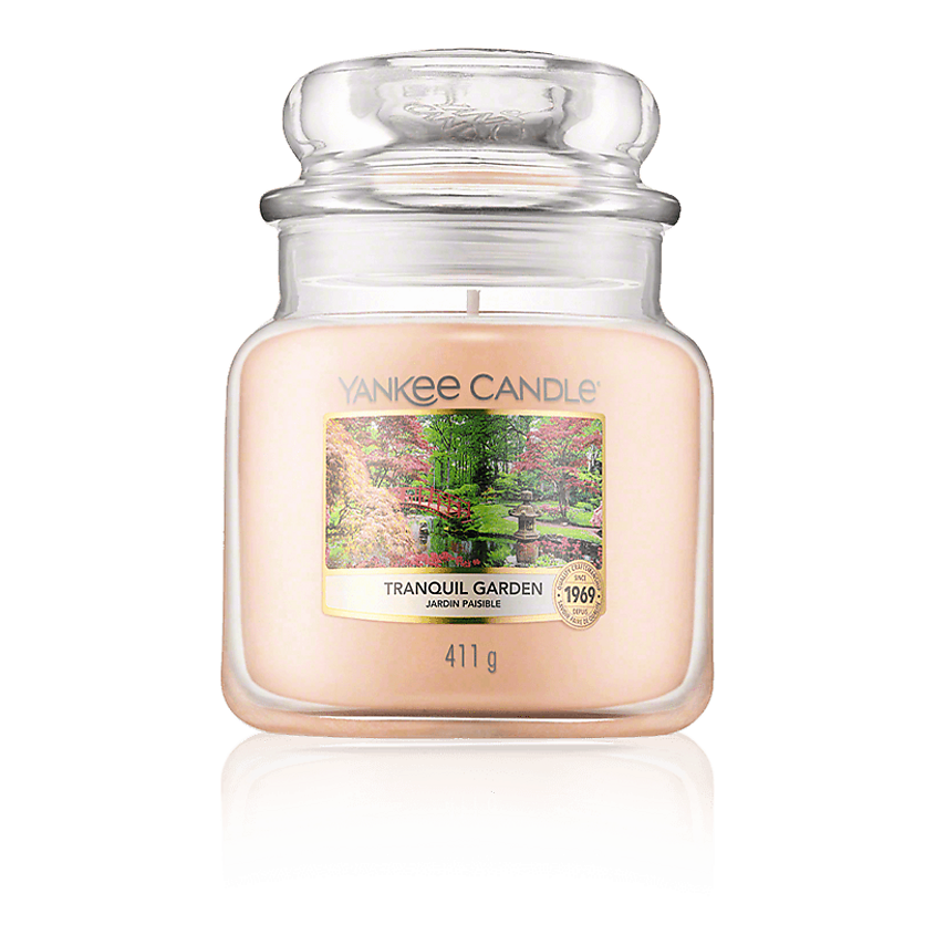 Изображение товара YANKEE CANDLE Свеча ароматическая для дома Tranquil Garden, 411 гр