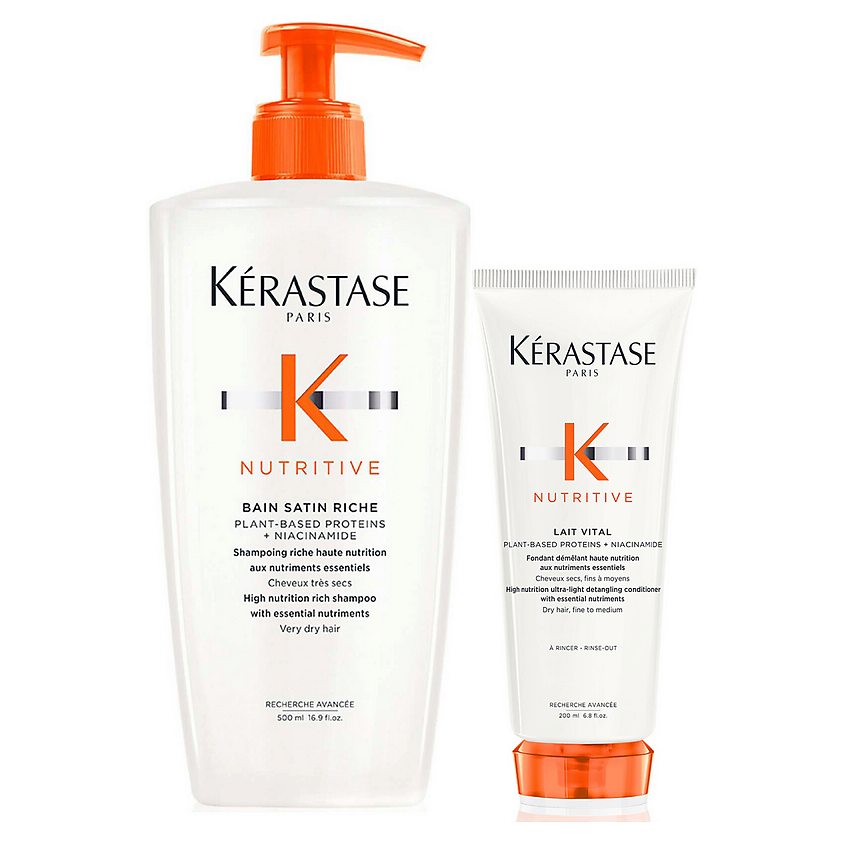 Изображение товара KERASTASE Набор для интенсивного питания волос Nutritive Riche Big Duo, 500 мл + 200 мл Изображение товара KERASTASE Набор для интенсивного питания волос Nutritive Riche Big Duo, 500 мл + 200 мл
