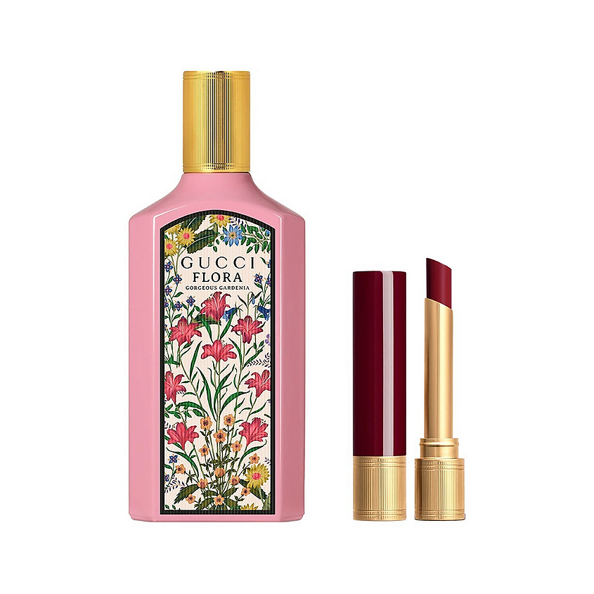 Изображение товара Парфюмерная вода Gucci Flora Gorgeous Gardenia Набор с помadoй 509