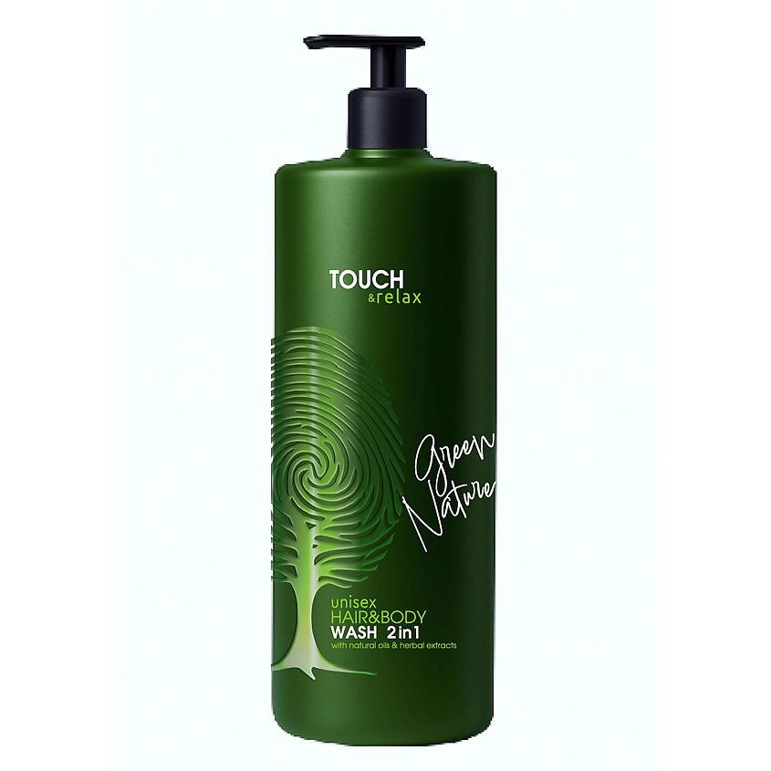Изображение товара TOUCH Гель для волос и тела 2 в 1 "GREEN NATURE", 1 шт.