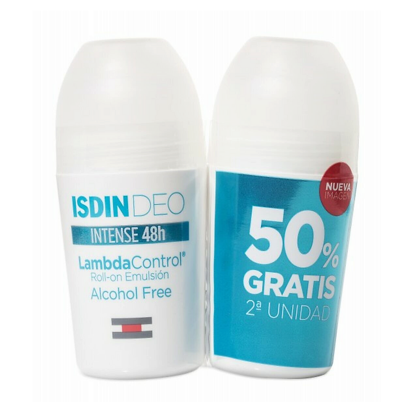 Изображение товара ISDIN Набор роликовых дезодорантов Deo Intense 48h LambdaControl, 2*50 мл