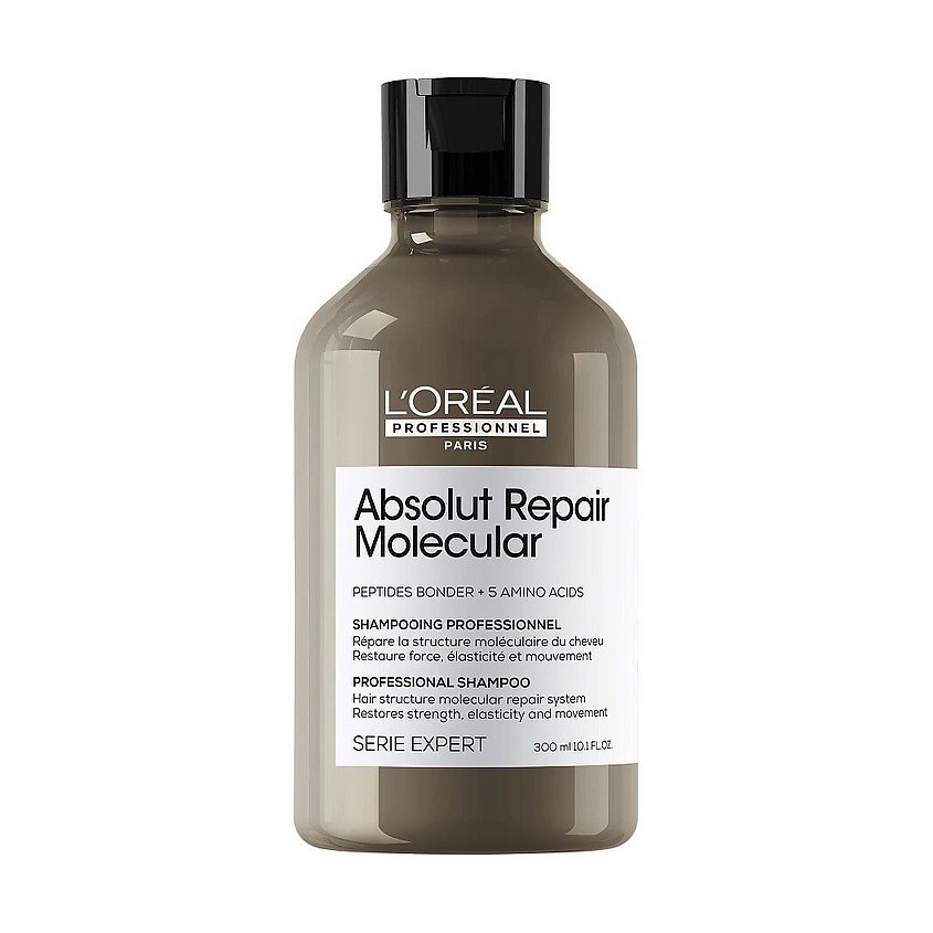 Изображение товара L'OREAL PROFESSIONNEL Восстанавливающий шампунь для волос Absolut Repair Molecular, 300 мл