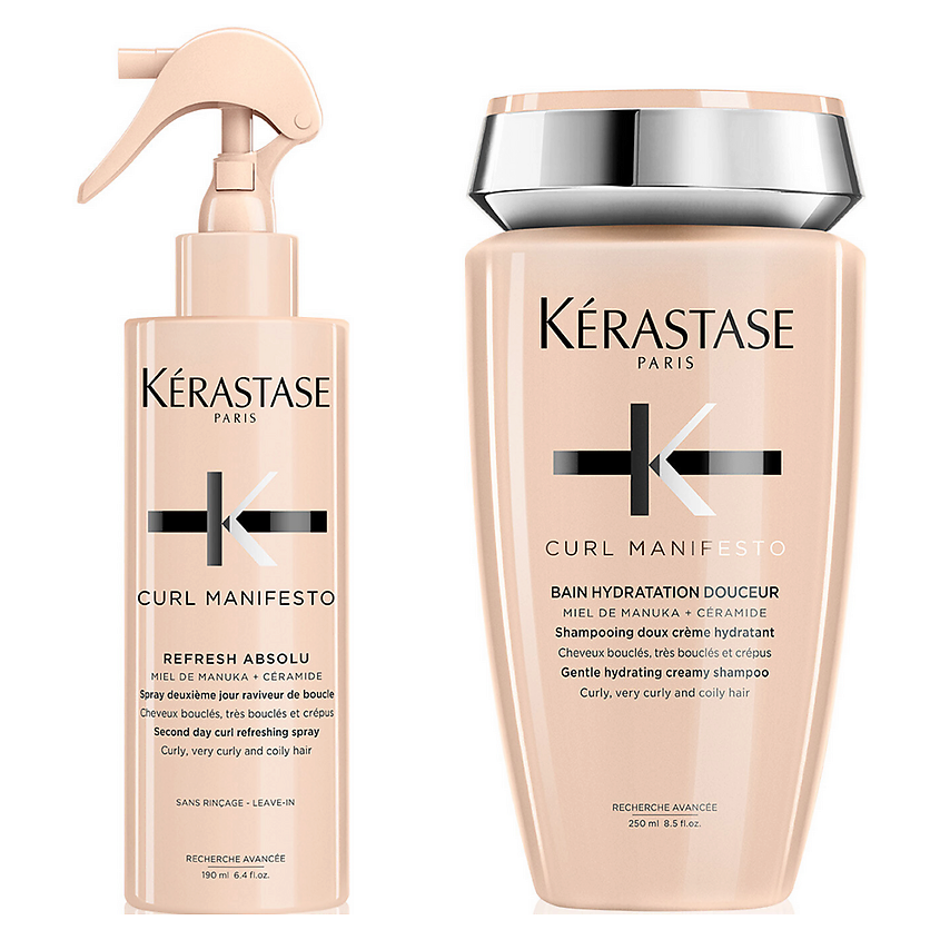 Изображение товара KERASTASE Набор для ухода за кудрявыми волосами Curl Manifesto, 190 мл + 250 мл
