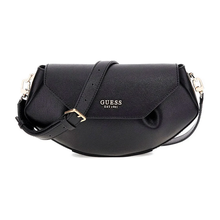 Изображение товара GUESS Сумка через плечо Amorette Flap Crossbody, Цвет: Черный