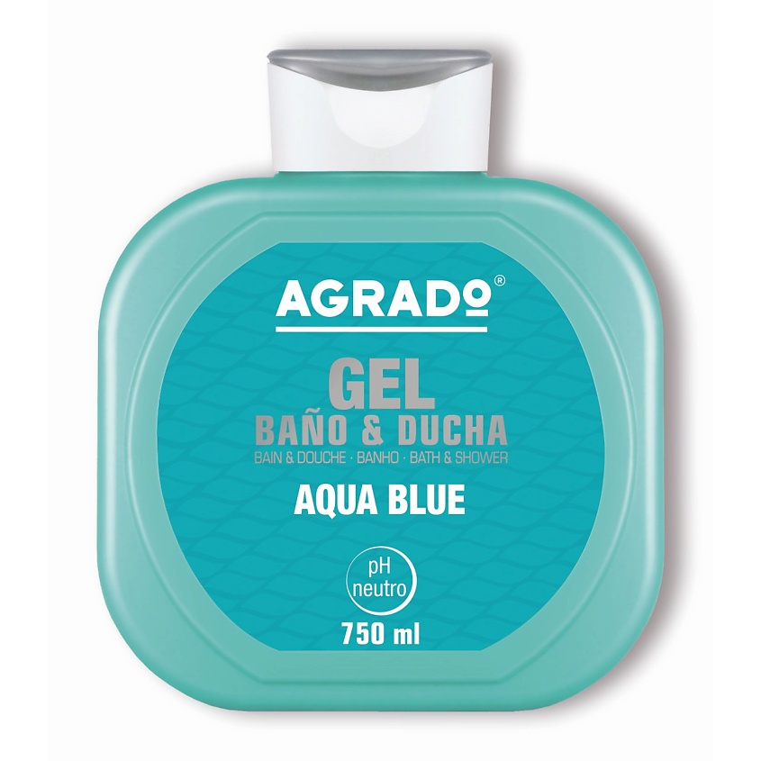 Изображение товара AGRADO Гель для душа AQUA BLUE, 750 мл