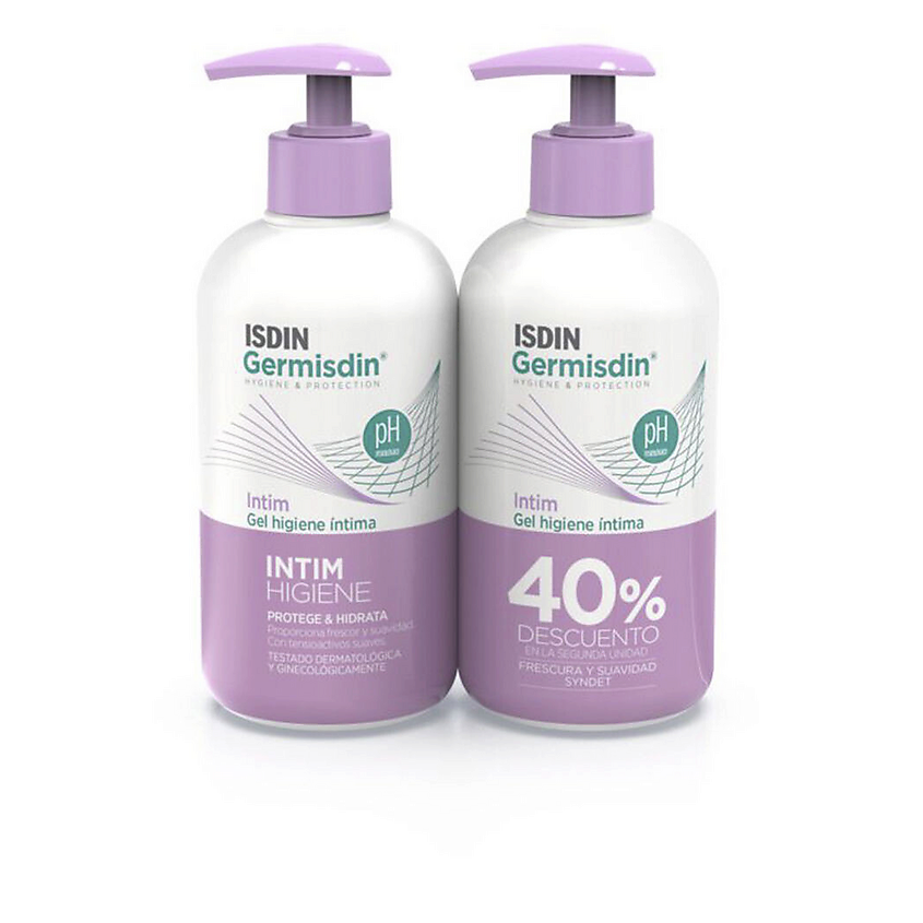 Изображение товара Гель для интимной гигиены ISDIN GermIntimate Hygiene 2 х 250 мл для женщин