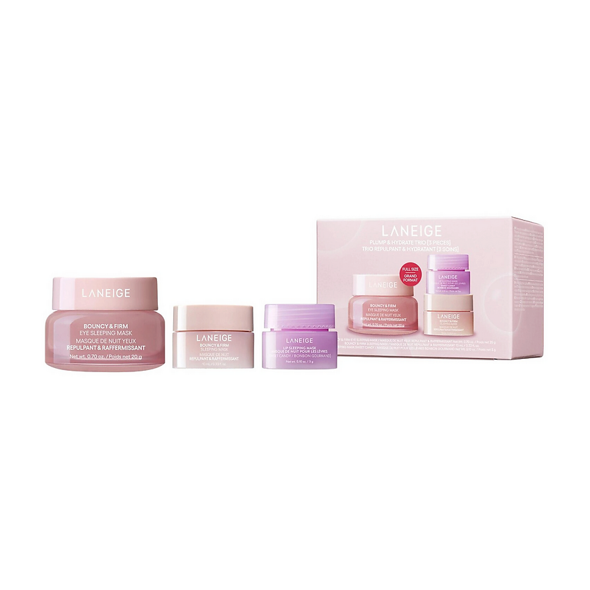 Изображение товара LANEIGE Набор средств для ухода за кожей лица, 20г + 10мл + 3г