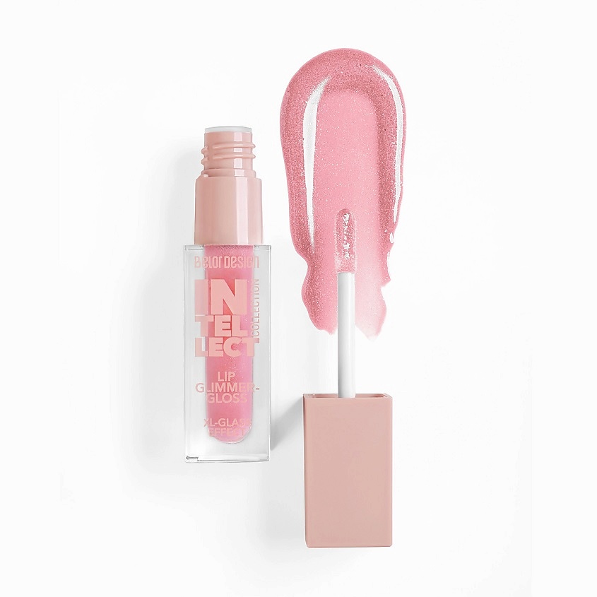 Изображение товара Глянцевый блеск для губ BELOR DESIGN Intellect тон 100 с мерцанием и увлажнением