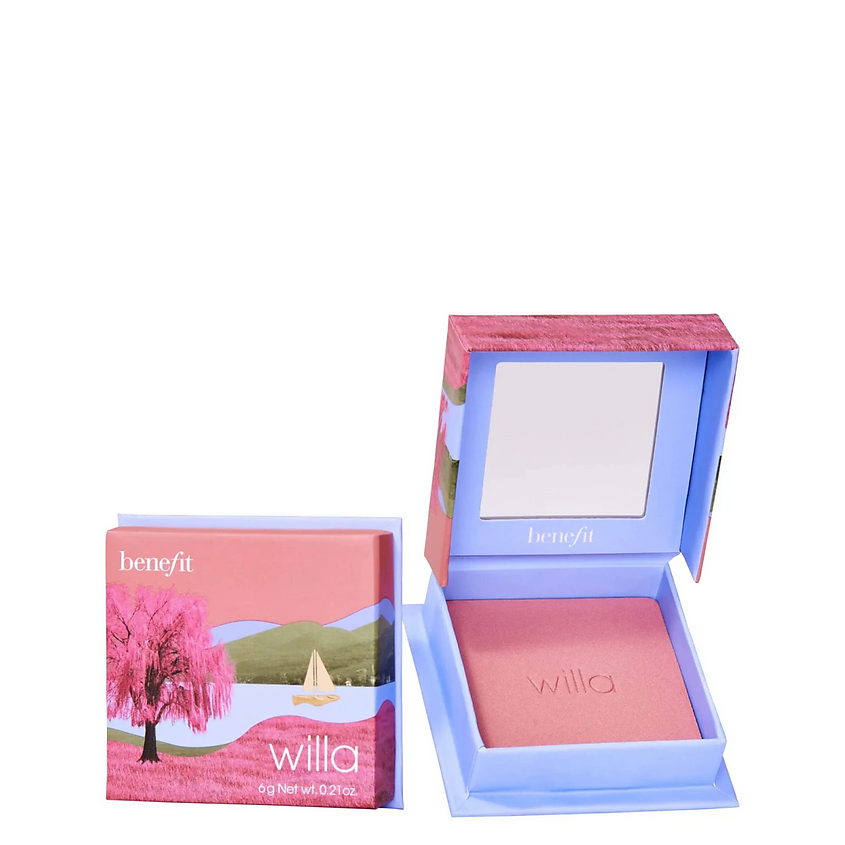 Изображение товара BENEFIT Компактные румяна WANDERful World Silky-Soft Powder Blush, Willa
