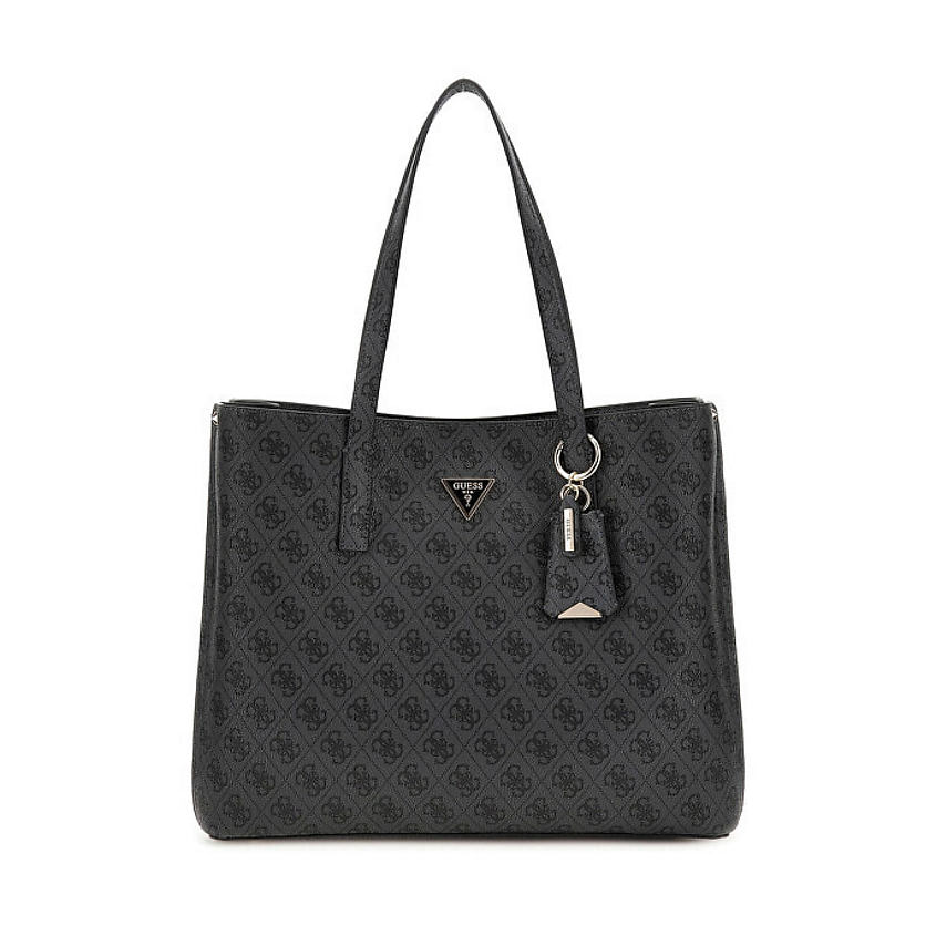 Изображение товара GUESS Сумка на плечо с логотипами Meridian Girlfriend Tote, Цвет: Черный