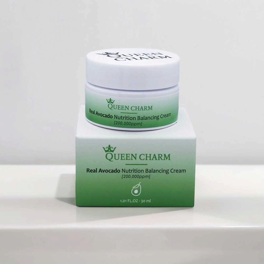 Изображение товара Питательный крем для лица с маслом авокадо 20% QUEEN CHARM 30 мл