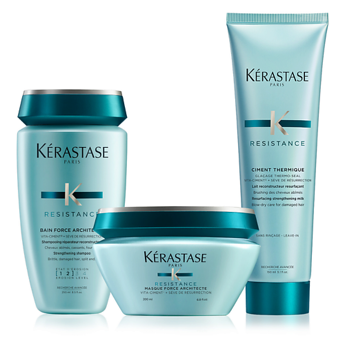 

KERASTASE Набор для восстановления поврежденных волос Resistance Trio, Набор для восстановления поврежденных волос Resistance Trio