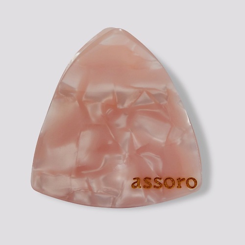 

ASSORO Краб для волос Персиковый кристалл, Краб для волос Персиковый кристалл