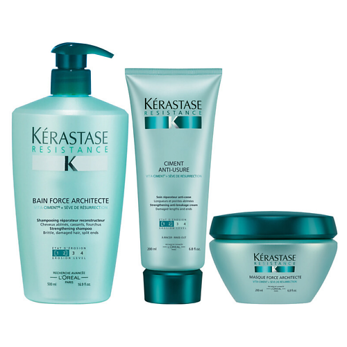 

KERASTASE Набор для восстановления волос Resistance Trio, Набор для восстановления волос Resistance Trio