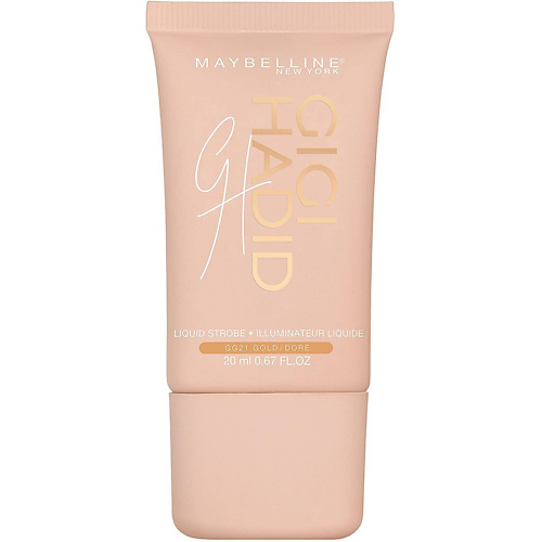

MAYBELLINE NEW YORK Жидкий кремовый хайлайтер "Gigi Collection" для сияния кожи 20, Жидкий кремовый хайлайтер "Gigi Collection" для сияния кожи
