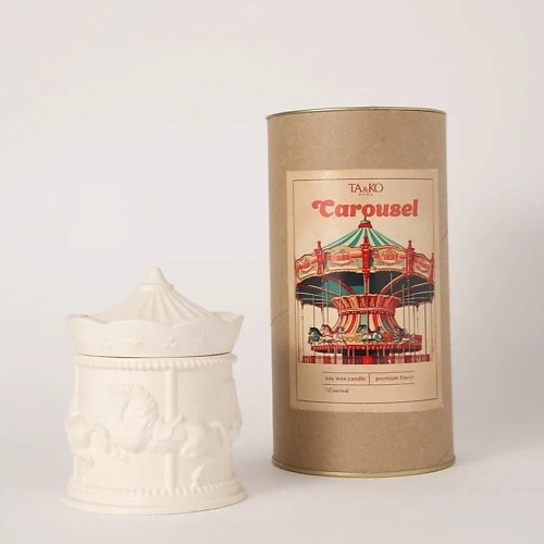 

TA&KO HOME Ароматическая свеча "Карусель" Бурбонская ваниль 150, Ароматическая свеча "Карусель" Бурбонская ваниль
