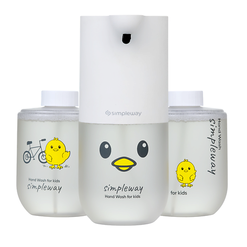 

SIMPLEWAY Комплект Дозатор без мыла + мыло детское, аромат - персик, Комплект Дозатор без мыла + мыло детское, аромат - персик