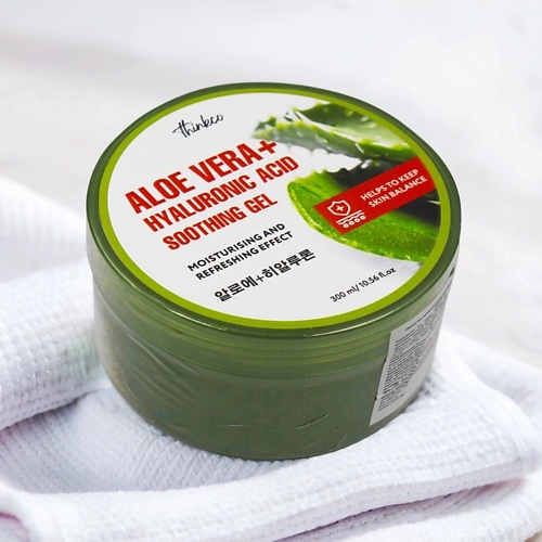 

THINKCO Гель универсальный для лица и тела с экстрактом алоэ и гиалуроновой кислотой 300, Гель универсальный для лица и тела с экстрактом алоэ и гиалуроновой кислотой