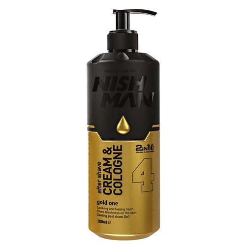 

NISHMAN Крем одеколон после бритья 04 Gold One 200, Крем одеколон после бритья 04 Gold One