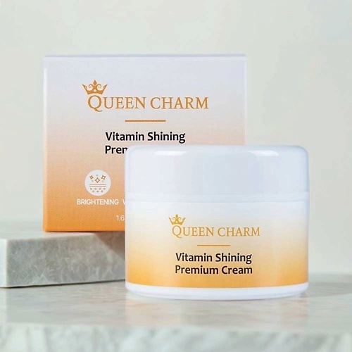 

QUEEN CHARM Крем для лица витаминизированный для сияния кожи PREMIUM Shining VITAMIN CREAM 50, Крем для лица витаминизированный для сияния кожи PREMIUM Shining VITAMIN CREAM