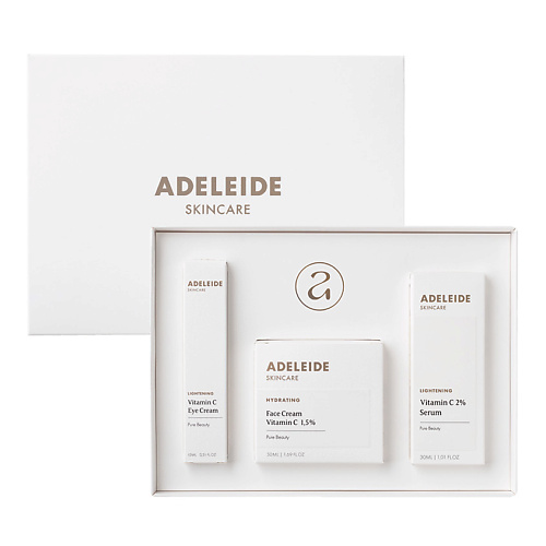 

ADELEIDE Подарочный набор для ухода за кожей лица с витамином С, Подарочный набор для ухода за кожей лица с витамином С