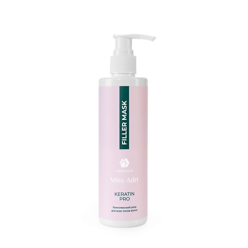 

ADRICOCO Универсальная маска-филлер для волос Miss Adri Keratin Pro 250, Универсальная маска-филлер для волос Miss Adri Keratin Pro