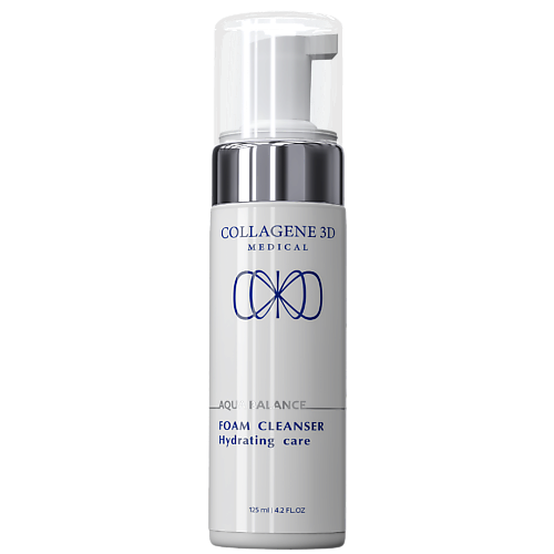 

COLLAGENE 3D MEDICAL Пенка для умывания гидратирующая aqua balance 125, Пенка для умывания гидратирующая aqua balance