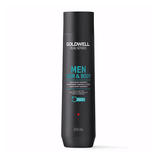 

GOLDWELL Шампунь и гель для душа Dualsenses Men Hair & Body Shampoo 300, Шампунь и гель для душа Dualsenses Men Hair & Body Shampoo