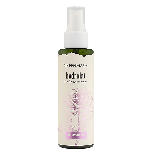 

GREENMADE Гидролат Роза для лица, волос и тела 50, Гидролат Роза для лица, волос и тела