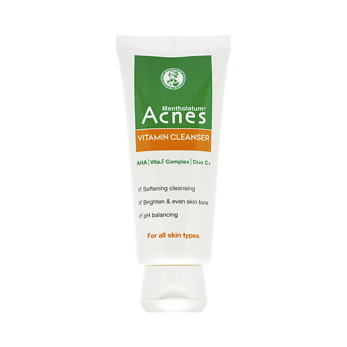 Пенка для снятия макияжа MENTHOLATUM Пенка для умывания ACNES с витаминами против акне и постакне, для всех видов кожи