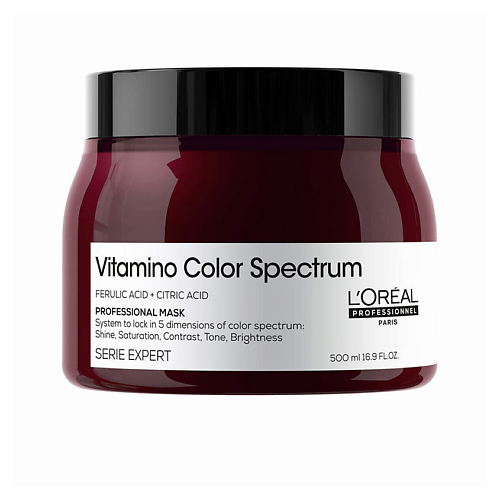 

L'OREAL PROFESSIONNEL Маска для окрашенных волос Vitamino Color Spectrum Mask 500, Маска для окрашенных волос Vitamino Color Spectrum Mask