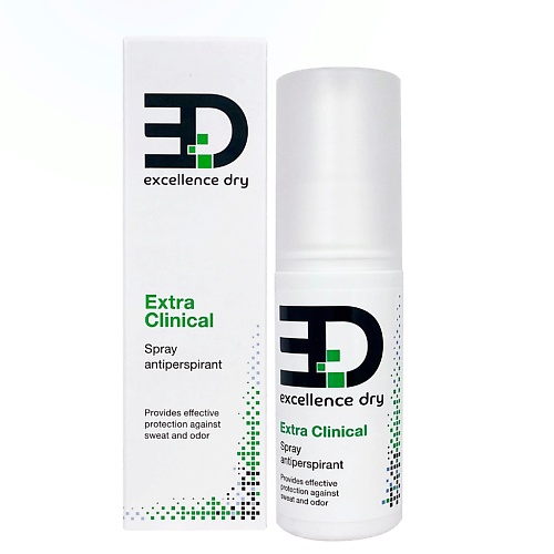 Спрей антиперспирант от обильного потоотделения Extra clinical