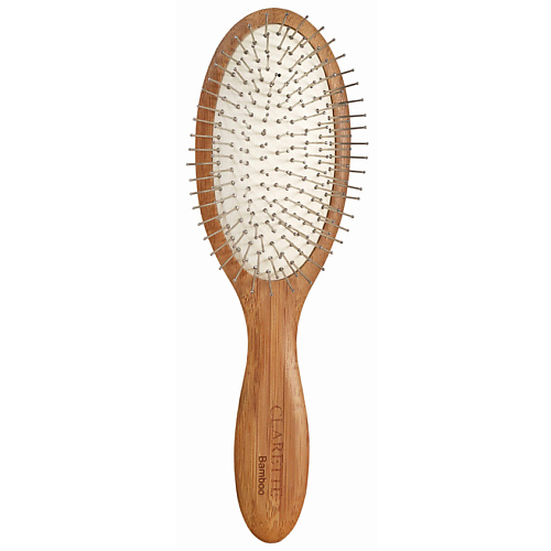 

CLARETTE Расческа для волос деревянная бамбуковая с металлическими зубьями, Расческа для волос деревянная бамбуковая с металлическими зубьями