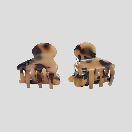 

ASSORO Набор крабов для волос, заколки крабики 2 шт Кофейный пудинг, Набор крабов для волос, заколки крабики 2 шт Кофейный пудинг