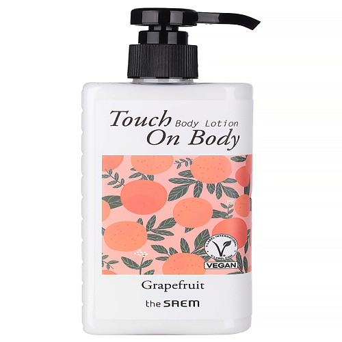 

THE SAEM Лосьон для тела Touch On Body Grapefruit Body Lotion 300, Лосьон для тела Touch On Body Grapefruit Body Lotion