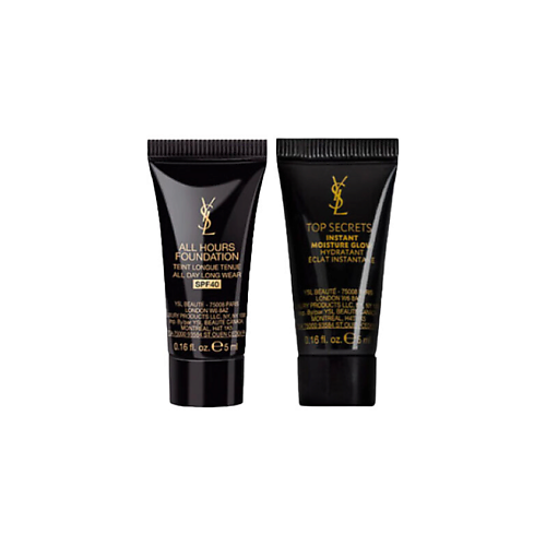 

YVES SAINT LAURENT Набор миниатюр тонального крема All Hours + Праймера Top Secrets, Набор миниатюр тонального крема All Hours + Праймера Top Secrets