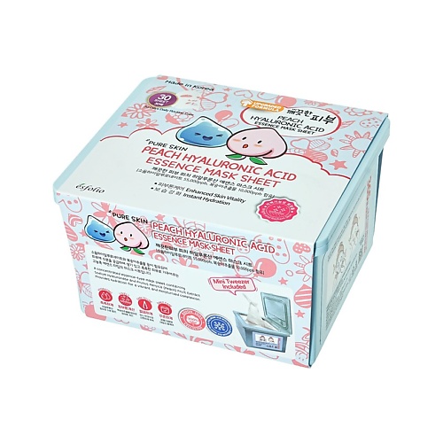 

ESFOLIO Маска для лица с персиком и гиалуроновой кислотой 400, Маска для лица с персиком и гиалуроновой кислотой