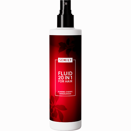 

SEMILY Несмываемый флюид для волос almond, cherry, sandalwood 200, Несмываемый флюид для волос almond, cherry, sandalwood