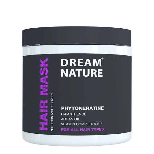 

DREAM NATURE Маска для волос питание и восстановление 500, Маска для волос питание и восстановление