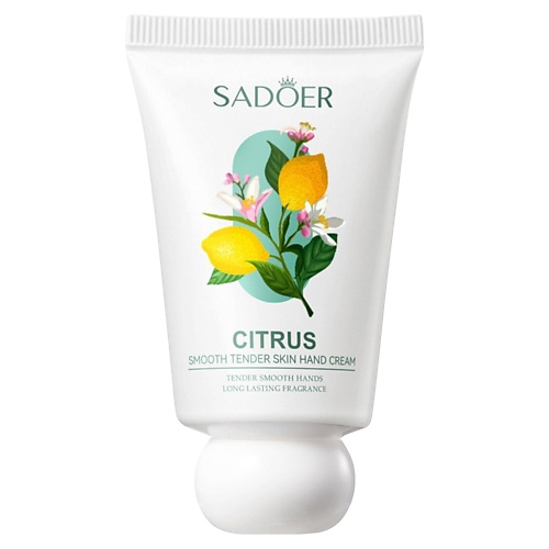 

SADOER Крем для рук освежающий и разглаживающий с ароматом цитрусов 40, Крем для рук освежающий и разглаживающий с ароматом цитрусов
