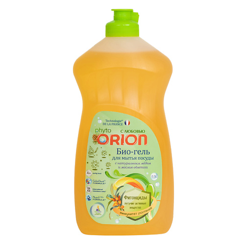 

ORION Фито-Гель для мытья посуды Облепиха и мёд 500, Фито-Гель для мытья посуды Облепиха и мёд